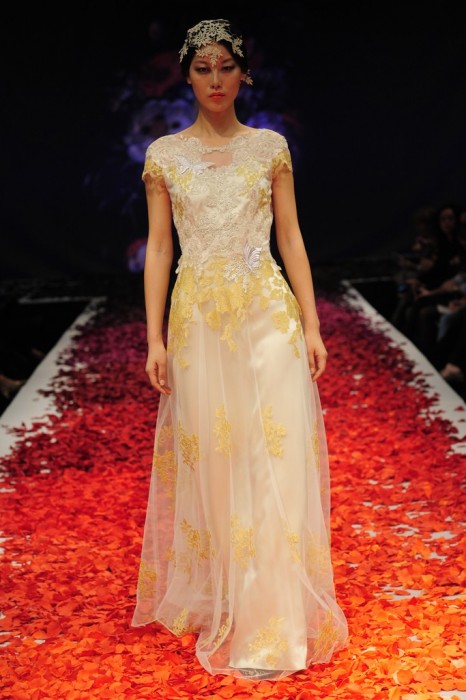 abito da sposa Amber Claire Pettibone Fall 2014