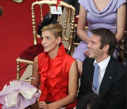 Emanuele Filiberto e Clotilde Courau alle nozze di Alberto e Charlene di Monaco
