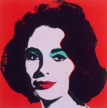 Liz Taylor by Andy Warhol 