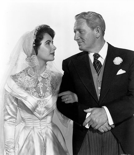 Liz Taylor e Dick Tracy in "Il padre della sposa"