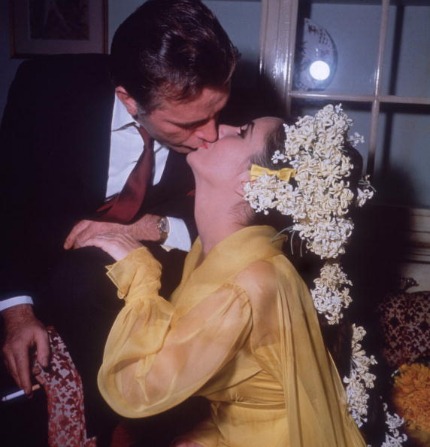 Liz Taylor prime nozze con Richard Burton 