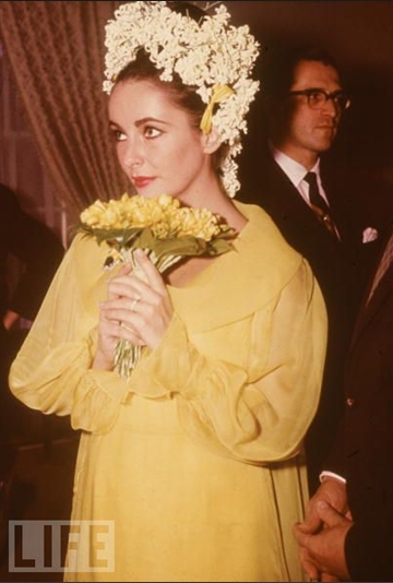 Liz Taylor nozze con Richard Burton - Foto da Life