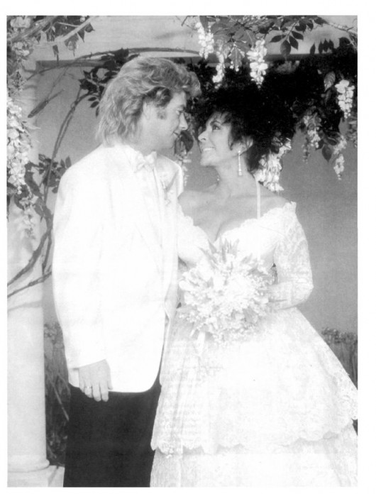Liz Taylor nozze con Larry Fortensky 6.10.91