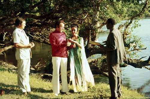 Liz Taylor seconde nozze con Richard Burton 10.10.75