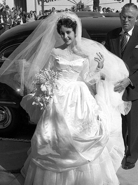 Liz Taylor nozze con Nicky Hilton 