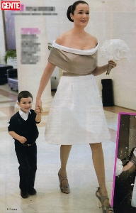 Roberta Capua Nozze con Stefano Cassoli abito Le spose di Giò - Foto Gente