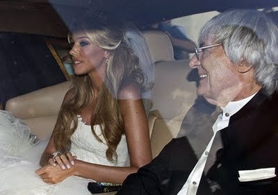 Petra e Bernie Ecclestone alle nozze