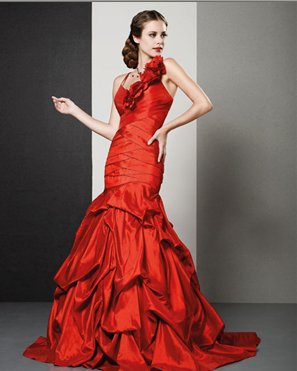 abito da sposa rosso Elsa Gary Collection Robes intemporelles - Modele Iberique