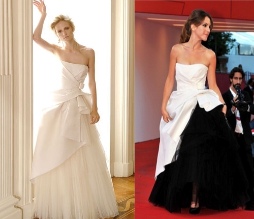 Isabella Ragonese in Alberta Ferretti Forever al Festival del Cinema di Venezia 2010