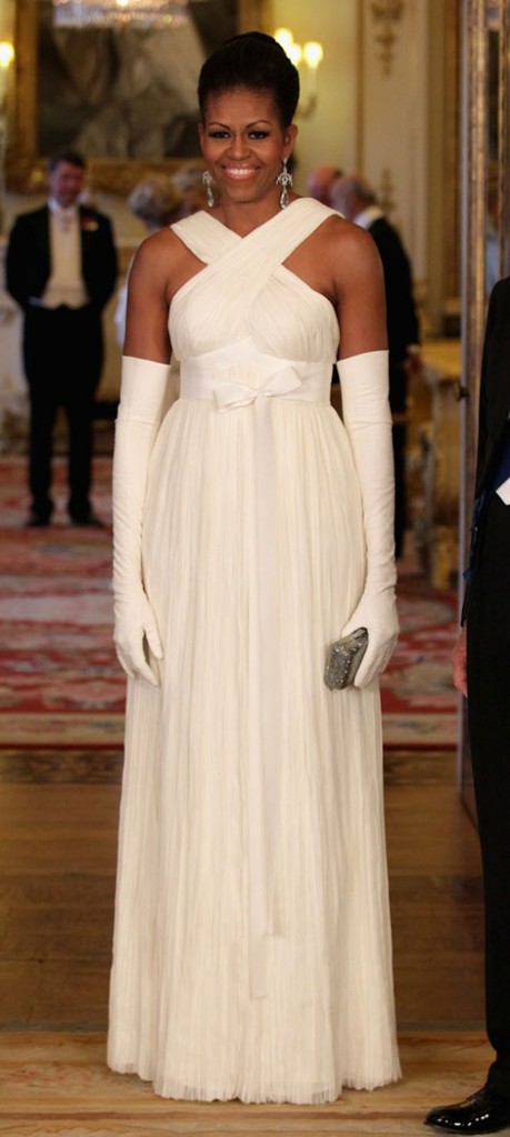 Barack e Michelle Obama in Tom Ford a Buckingham Palace - Foto Getty Barack e Michelle Obama in Tom Ford a Buckingham Palace - Foto Getty