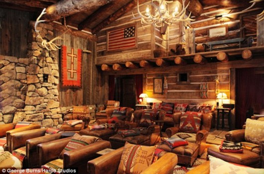 Interno ranch Ralph Lauren - Foto George Burns-Harpo Studios