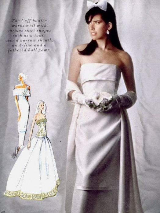 Abito da sposa Cassini modello cuff dress