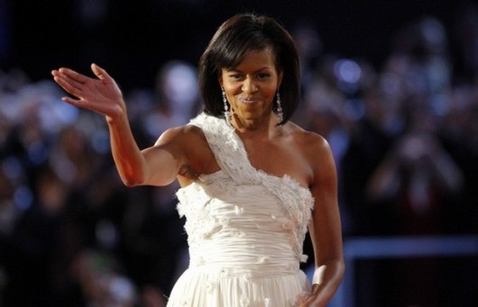 Michelle Obama al ballo inaugurale in Jason Wu Michelle Obama al ballo inaugurale in Jason Wu
