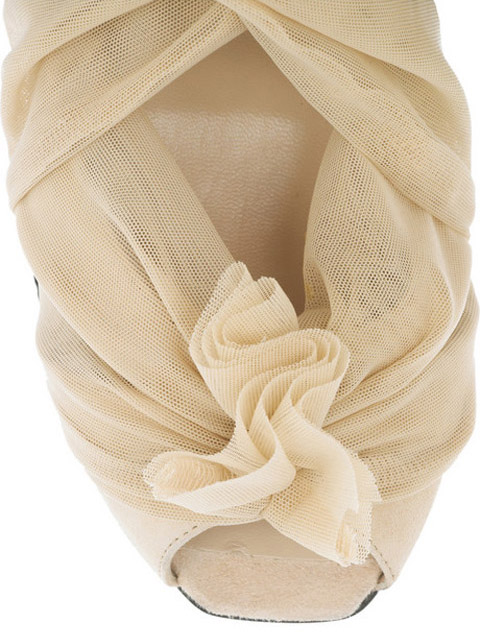 Scarpe Fendi in tulle