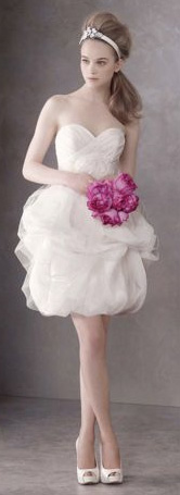 Abito da sposa corto Spring 2012 White Vera Wang