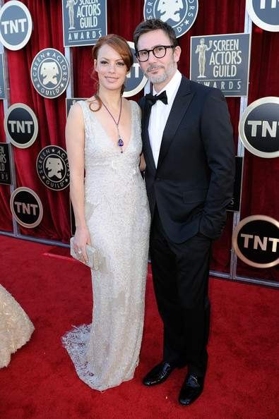 Berenice Bejo con Michel Hazanavicius ai Sag Awards 2012 Foto Getty