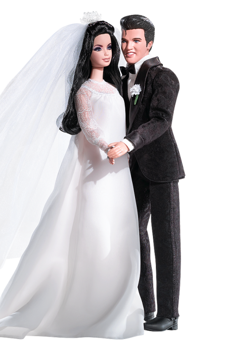 Elvis and Priscilla Barbie Doll