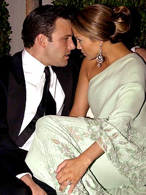 Jennifer Lopez con Ben Affleck agli Oscar 2004