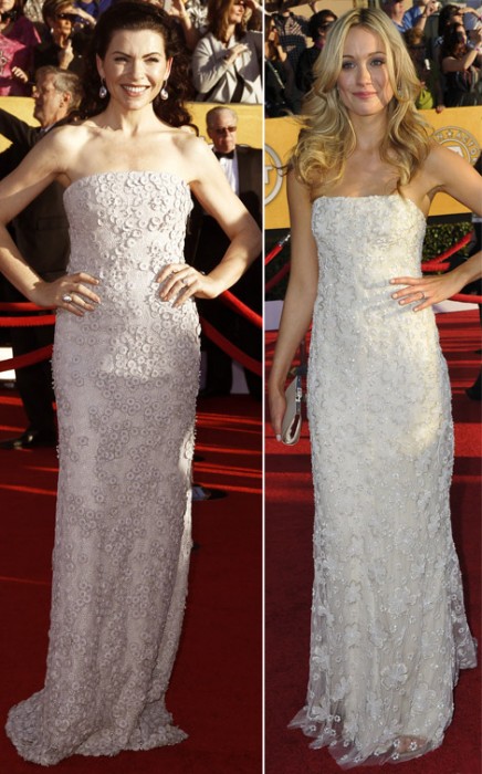 Julianna Margulies e Katrina Bowden ai SAG Awards 2012