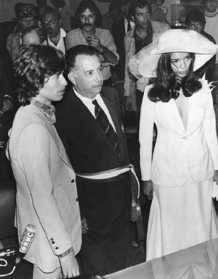 Nozze Mick e Bianca Jagger 
