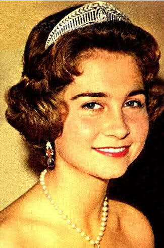 La Principessa Sofia di Grecia con corona