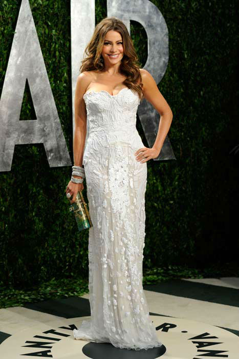 Sofia Vergara al party di Vanity Fair Oscar 2012 - Foto Getty