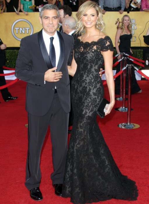 Stacey Keibler in Marchesa ai SAG Awards