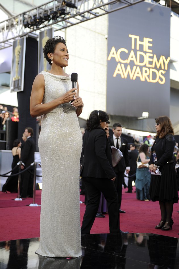 Robin Roberts agli Oscar 2012