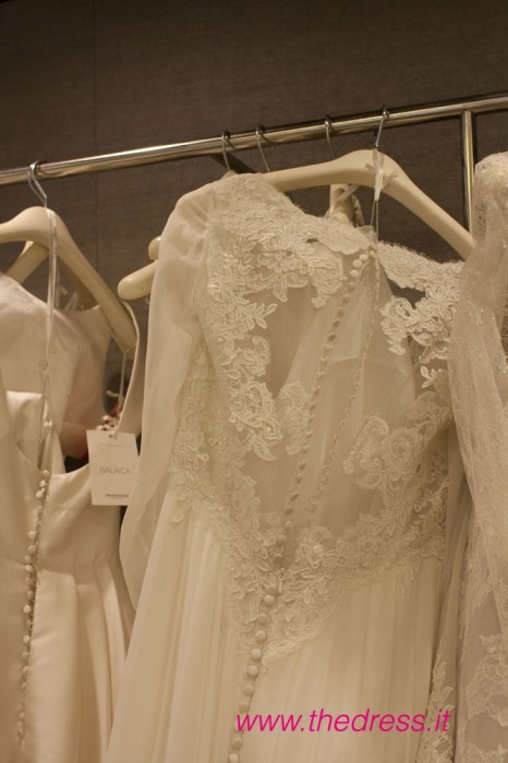 "Canges" wedding dress from Pronovias collection 2013 as seen at preview in Milan flagship store