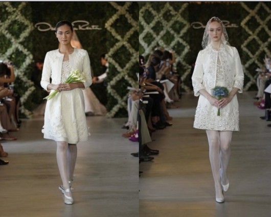 abito da sposa corto Spring 2013 Oscar de la Renta