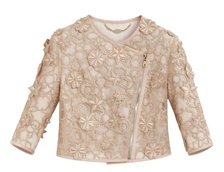 Mulberry organza and lace jacket