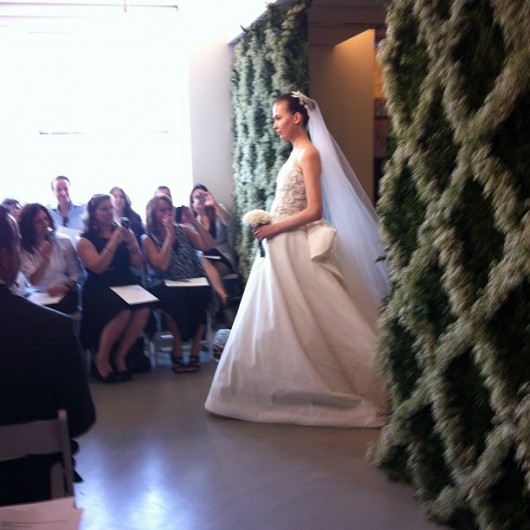 abito da sposa Oscar de la Renta Spring 2013