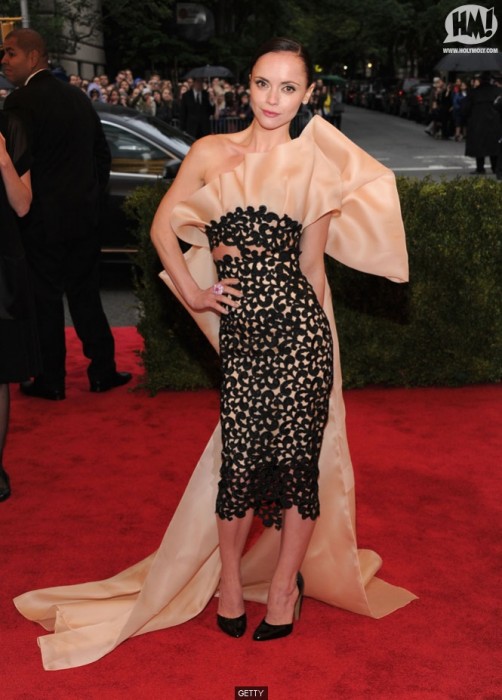 Christina Ricci in Thakoon at Met Ball 2012 - Getty