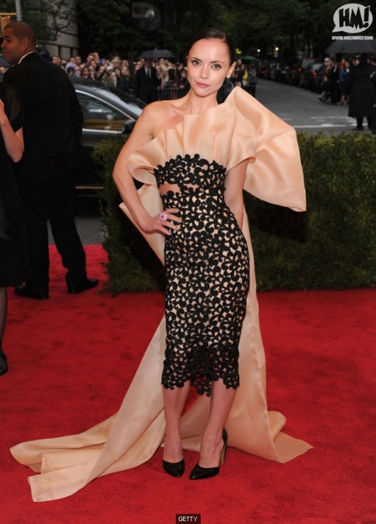 Christina Ricci in Thakoon at Met Ball 2012 - Getty
