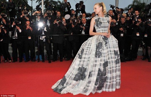 Diane Kruger in Christian Dior, Cannes Film Festival, 27.5.12, Foto Getty