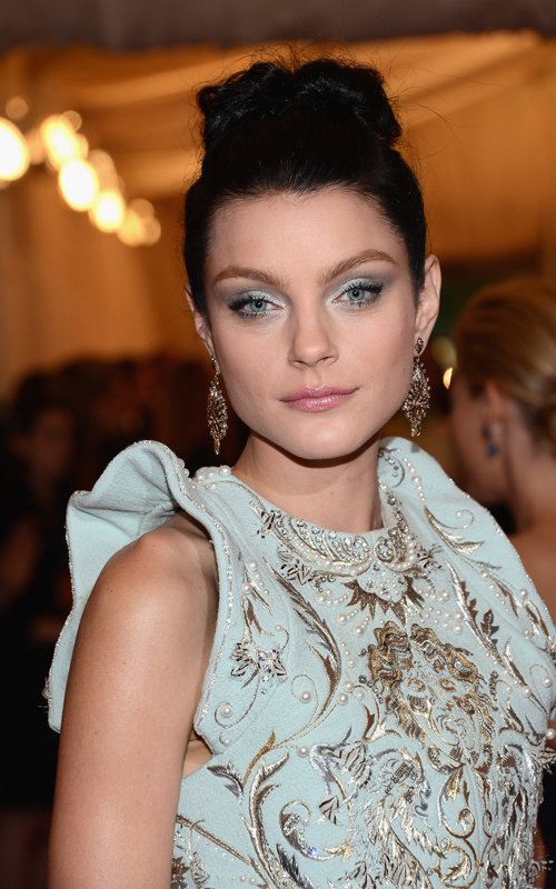 Jessica Stam in John Galliano for Christian Dior Haute Couture at Met Ball 2012 - Foto Getty