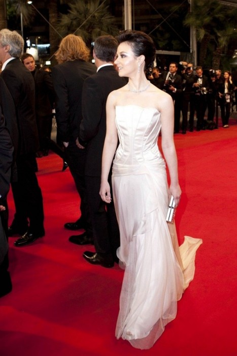 Marta Gastini in Alberta Ferretti, Cannes Film Festival, 19.5.12, Foto Getty