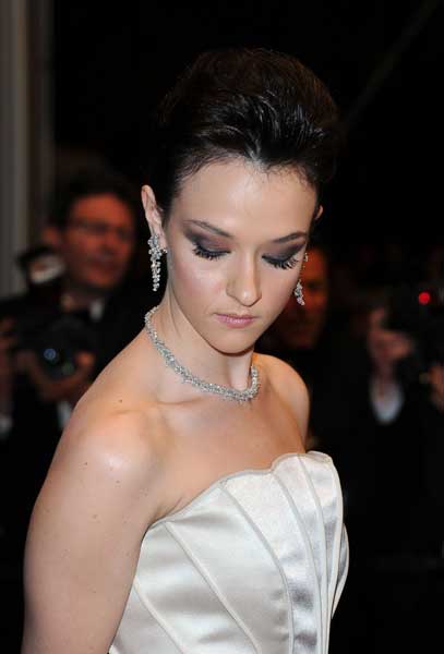 Marta Gastini in Alberta Ferretti, Cannes Film Festival, 19.5.12, Foto Getty