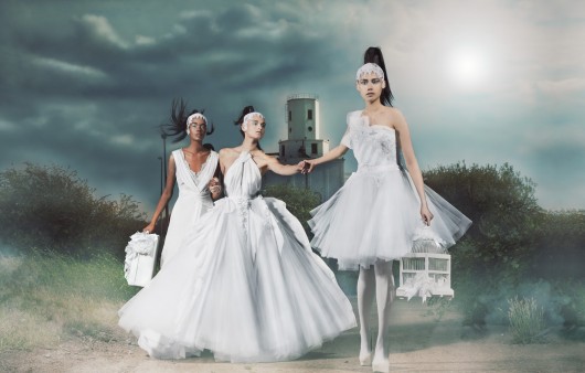 abiti da sposa David Fielden 2012