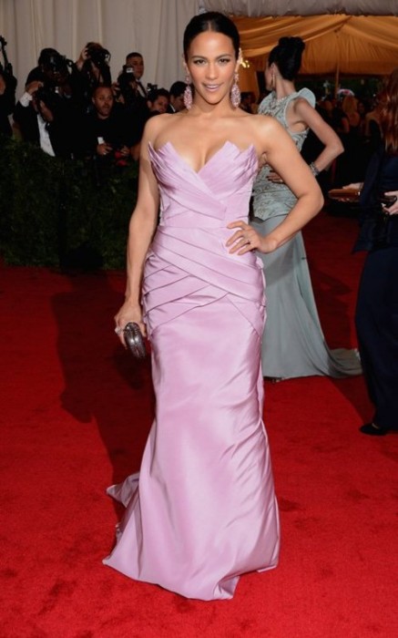 Paula Patton in Vera Wang Met Ball 2012 - Getty