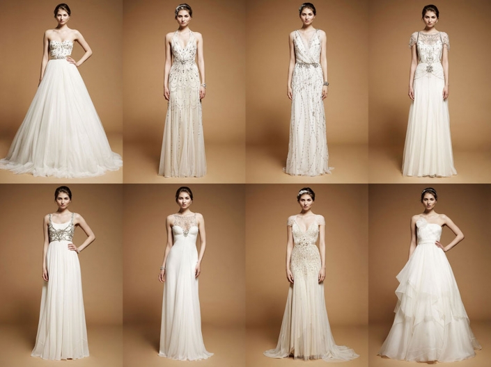 La Hollywood degli anni Trenta per la sposa Jenny Packham Spring 2013