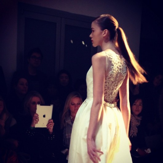 abito da sposa Bedford Amsale 2013 - Photo dbave on Instagram