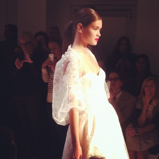 abito da sposa Chrystie Amsale 2013 - Photo lelanewyork on Instagram