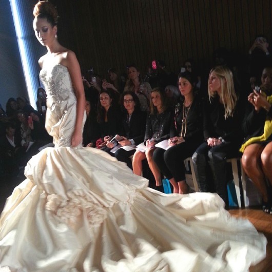 abito da sposa Aella Ines di Santo Fall 2014 foto nytimesfashion