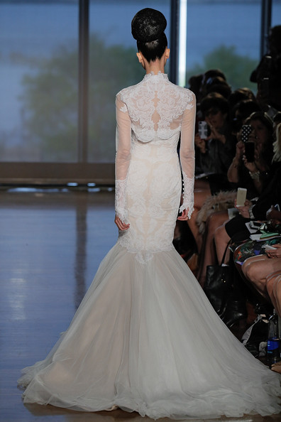 abito da sposa Airlia Ines di Santo Fall 2014 foto zimbio