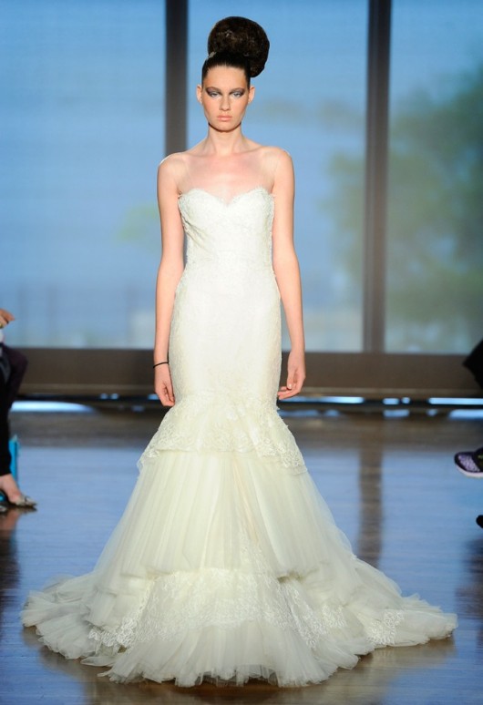 abito da sposa Delia Ines di Santo Fall 2014
