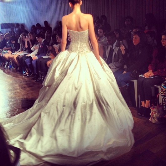 abito da sposa Elektra Ines di Santo Fall 2014 foto perfectweddingguide
