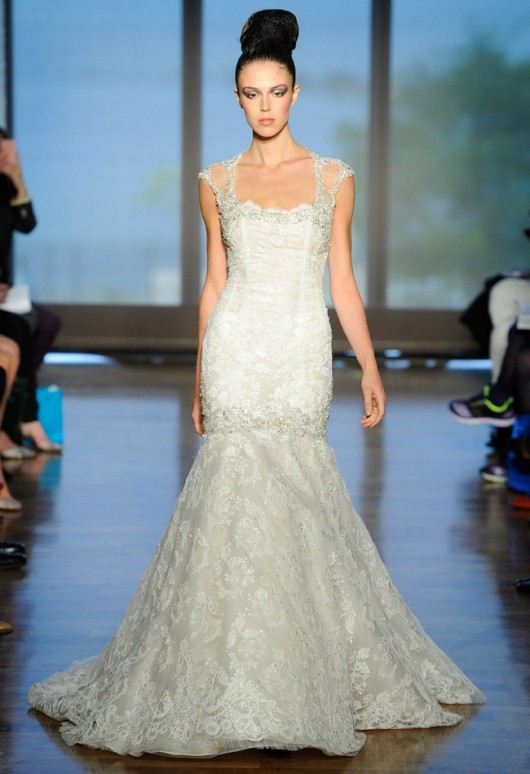 abito da sposa Elene Ines di Santo Fall 2014