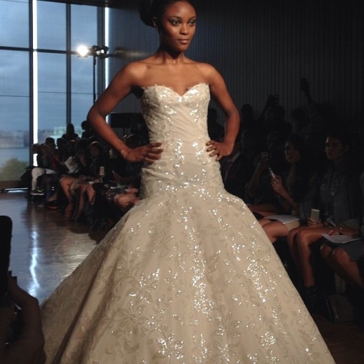 abito da sposa Eudora Ines di Santo Fall 2014 foto bridalguide 