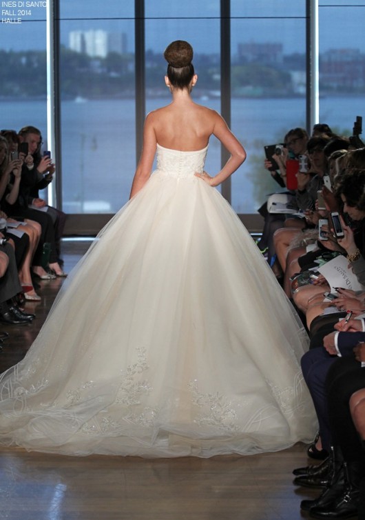 abito da sposa Halle Ines di Santo Fall 2014 foto styleunveiled.com